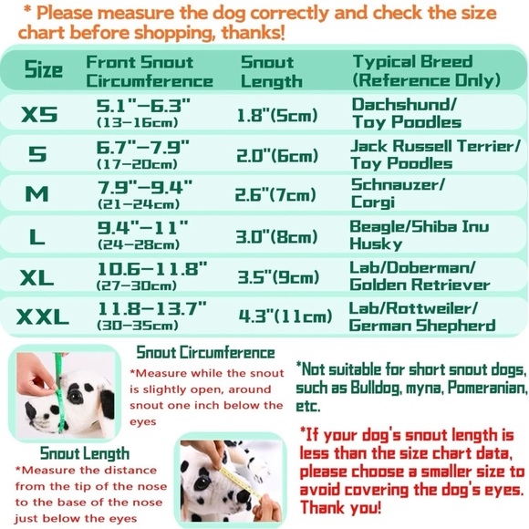 [Medium] - Dog Breathable Cloth Muzzle - Picture 7 of 7